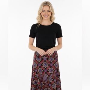 LULAROE floral skirt size xlarge